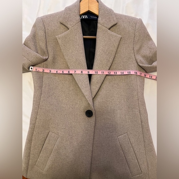 ZARA Buttoned Coat - Picture 5 of 7